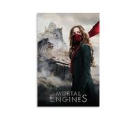 AHEUWAEBE Mortal Engines Poster Canvas Wall Art Aesthetic Cover Poster Modern Art Painting for Living Room 08x12inch(20x30cm) Unframe-style