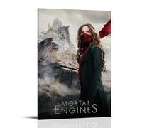 AHEUWAEBE Mortal Engines Poster Canvas Wall Art Aesthetic Cover Poster Modern Art Painting for Living Room 12x18inch(30x45cm) Frame-style