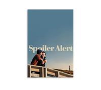 AHEUWAEBE Spoiler Alert Poster Canvas Wall Art Aesthetic Cover Poster Modern Art Painting for Living Room 24x36inch(60x90cm) Unframe-style
