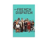 AHEUWAEBE The French Dispatch Poster Canvas Wall Art Aesthetic Cover Poster Modern Art Painting for Living Room 12x18inch(30x45cm) Unframe-style
