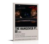 AHEUWAEBE The Hangover Part III Poster Canvas Wall Art Aesthetic Cover Poster Modern Art Painting for Living Room 24x36inch(60x90cm) Frame-style