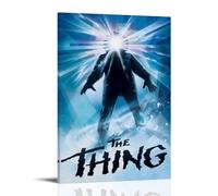 AHEUWAEBE The Thing Poster Canvas Wall Art Aesthetic Cover Poster Modern Art Painting for Living Room 12x18inch(30x45cm) Frame-style