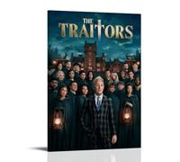 AHEUWAEBE The Traitors Poster Canvas Wall Art Aesthetic Cover Poster Modern Art Painting for Living Room 16x24inch(40x60cm) Frame-style