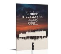 AHEUWAEBE Three Billboards Outside Ebbing, Missouri Poster Canvas Wall Art Aesthetic Cover Poster Modern Art Painting for Living Room 24x36inch(60x90cm) Frame-style