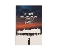 AHEUWAEBE Three Billboards Outside Ebbing, Missouri Poster Canvas Wall Art Aesthetic Cover Poster Modern Art Painting for Living Room 12x18inch(30x45cm) Unframe-style