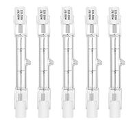 AHEVO 200W R7S Halogen Light Bulbs J Type Linear 78MM Double Ended Floodlight Bulbs 230V 2000LM Dimmable, Warm White, Pack of 5