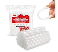 AHG 100 Pack Hot Glue Sticks 11mm x 100mm - Full-Size Glue Gun Sticks for DIY, Crafts, Repairs & Packaging | Clear EVA Adhesive for Wood, Plastic, Fabric, Foam & Cardboard | Strong Bond & Fast Melt