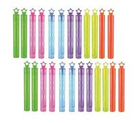 AHG 2x36 Bubble Tubes for Kids - 72 Colorful Dinosaur Party Bag Fillers, Birthday Loot Bags, Wedding Favors & Stocking Stuffers - Safe Non-Toxic Outdoor Fun Toys with Bubble Wands