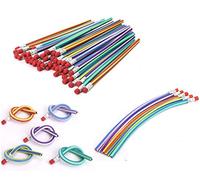 AHG 30 Pcs Soft Flexible Bendy Pencils Magic Bend Kids Children School Fun Equipmen