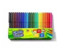 AHG 4×48 Fine Tip Felt Tip Pens Set (192 Pens) | Non-Toxic Colouring Pens for Adults & Kids | Smooth Ink Flow Markers for Drawing, Journaling, Sketching, School Supplies | Art Pens Gift Box Set