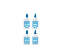AHG 4 Pack PVA Glue 40ml Bottles | Multi-Purpose White Adhesive with Precision Nozzle | Clear-Drying, Non-Toxic, Solvent-Free Glue for Kids Crafts, School Projects, DIY, Home & Office
