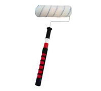 AHG 9 Inch Telescopic Paint Roller - Heavy Duty Extendable Roller with Soft Grip Handle | Adjustable Pole 18.5"-28" for Walls, Ceilings & Large Surfaces | Medium Pile Sleeve for Smooth & Semi-Smooth