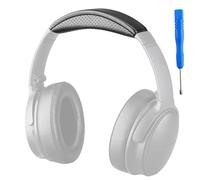 AHG Accessory House Global QC35 ii / QC35 Sheepskin Leather headband pad cushion cover. Compatible with Bose QuietComfort 35 / QC35 II Headphones (Black). Easy DIY Fit | FlexiSoft High-Density Foam