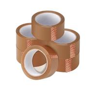 AHG Brown Packing Tape 48mm x 66m - 18 Rolls | Strong Heavy Duty Parcel Tape for Moving Boxes, Shipping, Packaging & Storage | Secure Adhesive Tape for Home, Office, Warehouse & E-Commerce Use