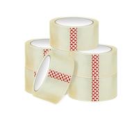 AHG Clear Packing Tape 48mm x 66m - 18 Rolls | Strong Transparent Parcel Tape for Shipping, Moving Boxes, Packaging & Storage | Heavy Duty Clear Tape for Home, Office, Warehouse & E-Commerce Use