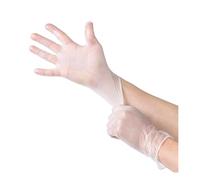 AHG Clear Vinyl Gloves Extra Large 200 Pack | Powder Free, Latex Free Disposable Gloves for Cleaning, Food Handling, Kitchen, Salon, and Industrial Use | Durable, Non-Sterile, Ambidextrous Fit