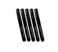 AHG Pack of 100 Black Permanent Markers - Fine Bullet Tip, Quick-Drying & Waterproof Ink - Writes on Plastic, Wood, Metal, Glass & More - Durable, Fade-Resistant Markers for Office, School & Home Use