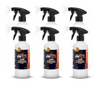 AHG Pack of 6 Refillable Spray Bottles 1 Litre - Empty Plastic Water Spray Bottle for Cleaning, Hair, Plants, Gardening, Weed Killer & Salon Use - Durable Adjustable Mist & Jet Trigger Sprayer