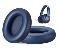 AHG Premium Replacement Soundcore Space Q45 headphones Ear Pads/Soundcore Q45 ear Cushions compatible with Anker Soundcore Space Q45 headphones (Blue). Premium Protein Leather/High-Density Foam