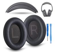 AHG QC45 earpads/QC45 ii Headband pad Cushion kit. Compatible w/Bose QuietComfort 45/QCSE Headphones (Eclipse Grey). Premium Headband Design | Seamless DIY Assembly | Superior comfort and Durability