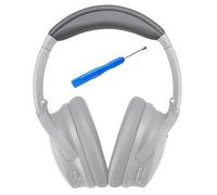 AHG QC45 headband/QCSE headband pad cushion. Compatible w/Bose QuietComfort 45 / QC Special Edition Headphones (Eclipse Grey). Premium Design | Seamless DIY Assembly | Superior comfort/Durability