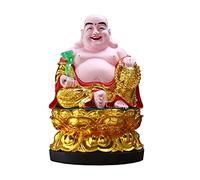 AHGFTYRDT Buddha Statue Sculpture Buddha Statue Blessing Sitting Meditation Feng Shui Decorated Living Room Suitable for Your Home Or Office 11in