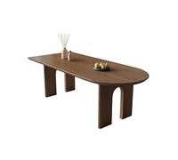 AHGFTYRDT Dining Room Table Solid Wood Island Table Rectangular Wall-mounted Home Desk Restaurant Dining Dinner Table(160cm)