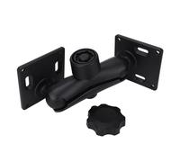 Ahgsup 1.5 Inch Double Ball Mount Base Professional Sturdy Fish Finder Mount for Boat Table Trolley Desk Durable Aluminum and Nylon