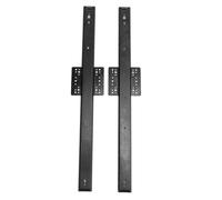 Ahgsup 1 Pair 20 Inch Heavy Duty Concealed Sliding Door Rail, 35mm Width, 44lbs Load Capacity, Smooth Ball Bearing Slide for Cabinet, Closet, TV Cabinet Installation