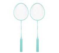 Ahgsup 2 Player Badminton Set Lightweight and Stylish for Training and Entertainment with 2 Rackets and 3 Shuttlecocks (Green)