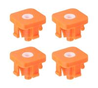 Ahgsup 4PCS Ceramic Filament Inlets for 3/S1C, High Hardness AMS Guard Feed Port Protector, Reduces Friction & Jams, Snap-in Easy Install, Smooth Filament Feed