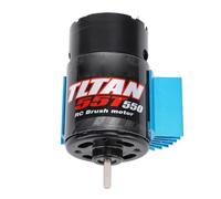 Ahgsup 550 RC Car Motor Universal Brushed Motor with Efficient Cooling System for Axial SCX10 HPI 1/8in Shaft (55T)