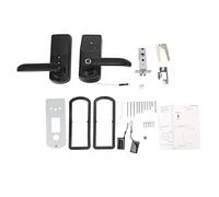 Ahgsup Advanced Smart Door Lock with Bluetooths, Fingerprint & Password Entry, High Strength Zinc Alloy for Home Hotel, Supports iOS with Virtual Password Tech