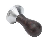 Ahgsup Coffee Tamper with Wood Handle, 53mm Diameter | Stainless steel base, ergonomic design, compact grounded coffee, durable and rustproof