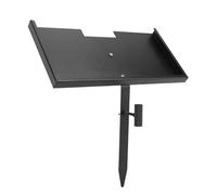 Ahgsup Durable Iron Memorial Marker Stand with Ground Stake - Personalized Memorial Plaque Holder for Tombstone, Grave, Cemetery - Sturdy, Weather-Resistant