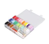 Ahgsup Embroidery Thread 50 Colors Durable Cross Stitch Floss Set for DIY Sewing Knitting Friendship Bracelet Making