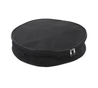 Ahgsup EV Cable Bag Round Large Capacity Jumper Cable Storage for Outdoor Use 14.6in Black Oxford Cloth