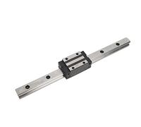 Ahgsup Linear Guide Rail with P Accuracy and Bearing Steel (374mm) | High-speed performance, resistant, , wear resistant steel, suitable for CNC applications
