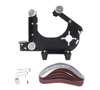 Ahgsup M10 Angle Grinder Belt Sander Attachment Iron Plate Tension Adjustable Adapter, Convert Grinder to Belt Sander for Grinding, Sanding & Polishing Metal/Wood