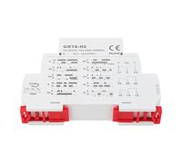 Ahgsup Multifunctional Time Relay, Adjustable | Flame retardant ABS shell, LED power indicators, Rail mounting system, Wide voltage compatibility