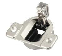 Ahgsup Stainless Steel Cabinet Door Hinge, 110° Self Closing Compact Replacement, with Adjustable Fit for 16-19mm Doors, Ideal for Kitchen & Cupboard