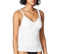 Ahh By Rhonda Shear Women's Plus Size Molded Cup Camisole, White, 3X