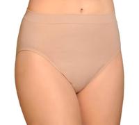 Ahh By Rhonda Shear Women's Seamless High Cut Brief, Nude, Small