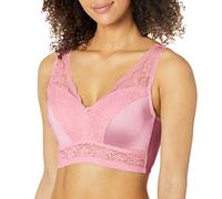 Ahh By Rhonda Shear womens672PPin Up Bra with Removable Pads Full Coverage Bra - - M Pink