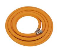 Sealey AHHC5 Air Hose 5M X Ø8Mm Hybrid High-Visibility With 1/4inBsp Unions