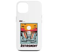 Ahhh Retirement Beach Chairs Facing the Ocean at Sunset Case for iPhone 13