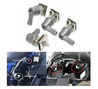 AHHQD Motorcycle Sliver Saddlebag Lever Lock Bolts Nuts Mounting Kit Compatible With Touring Road Street Glide Electra 1992-2023