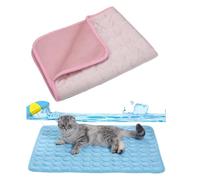 Ahhzyys Cooling Mat for Dogs Dog Mat Dog Cooling Mat Self-Cooling Bed Cooling Blanket Cooling Pad for Cats Breathable Washable Dog Cushion for Summer