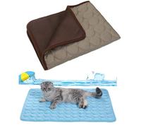 Ahhzyys Cooling Mat for Dogs Dog Mat Dog Cooling Mat Self-Cooling Bed Cooling Blanket Cooling Pad for Cats Breathable Washable Dog Cushion for Summer