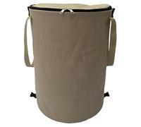 Ahhzyys Foldable Camping Rubbish Bin, 37 L Rubbish Bag Stand for Motorhome, Reusable Outdoor Rubbish Container, Multifunctional Storage Bin with Lid, Garden Waste Bag with Zip